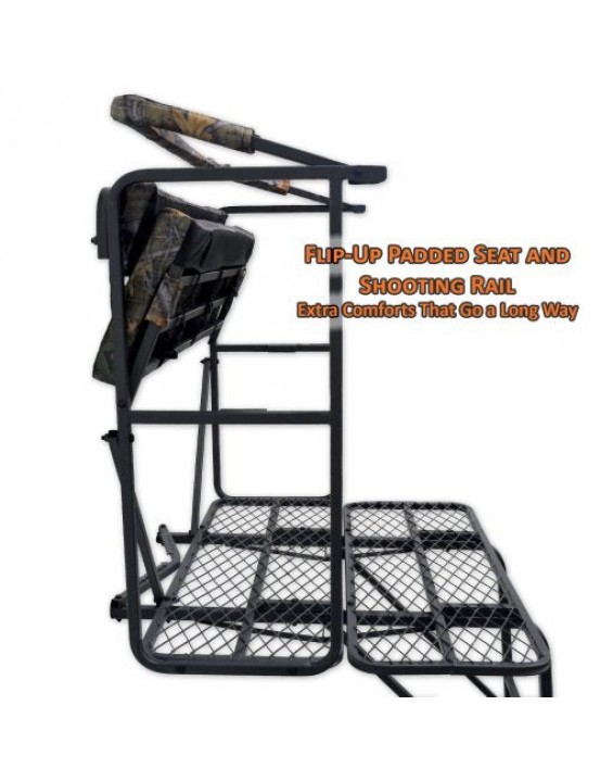 17.5′ Deluxe Two-Man Ladder Stand